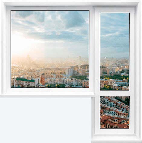 Балконный блок 2000x2100мм